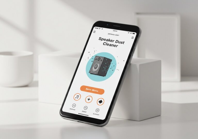 Speaker Dust Cleaner App Works on Mobile Devices