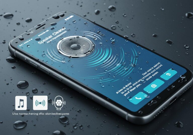 speaker cleaner app ejecting water