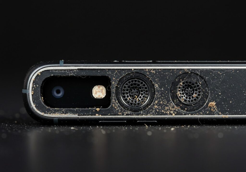 Phone Speakers with dust