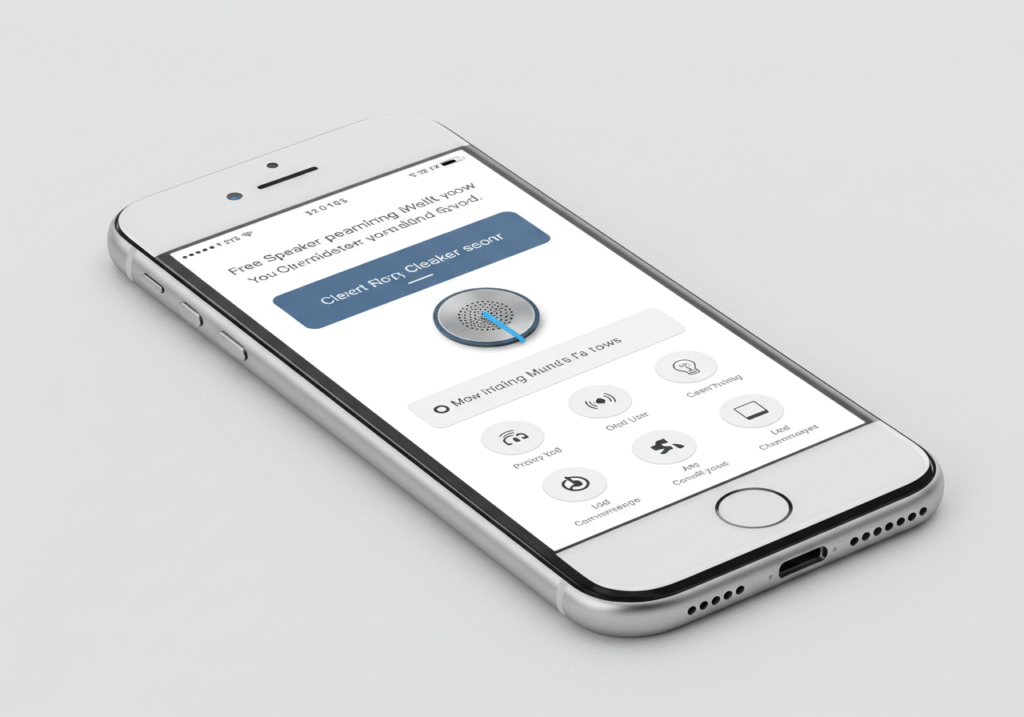 Free speaker cleaner for the mobile