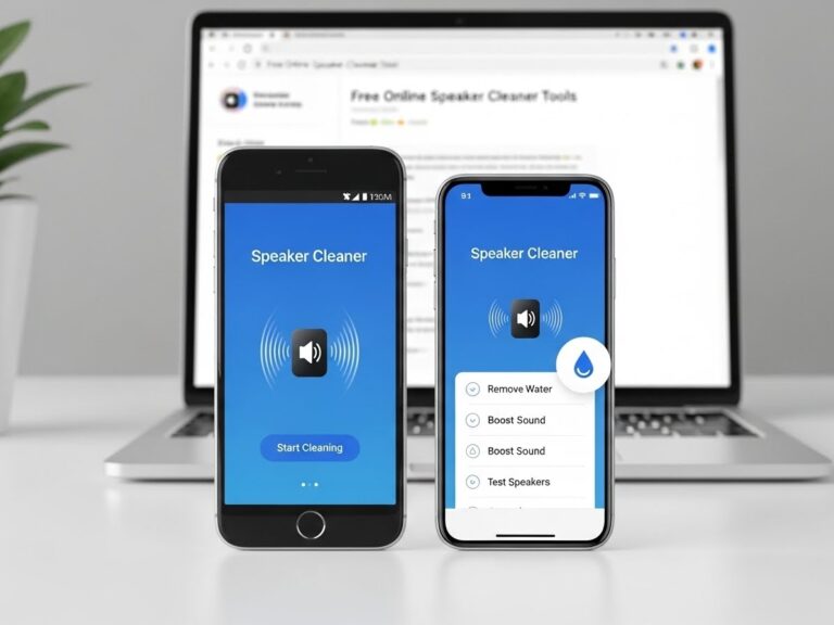 Online Speaker Cleaner Tools for Android & iPhone